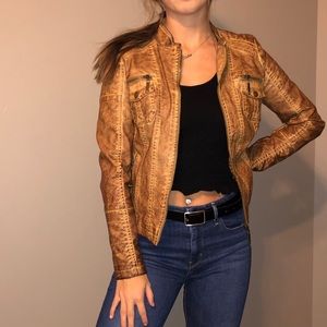 Leather jacket